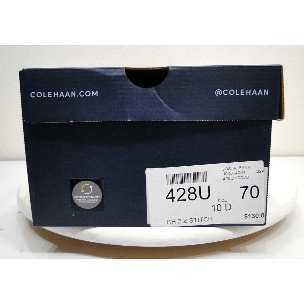 Cole Haan 2.ZeroGrand Stitchlite Wingtip Oxford Marine Blue‎ Mens 10 D C27569